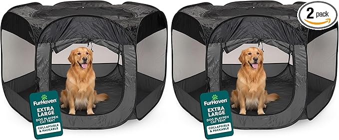 FurHaven Portable Pet Playpen for Dogs & Cats, Extra Large Indoor Kitten by FurHaven