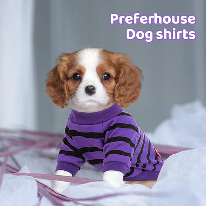 Dog Shirts for Large Dogs, Striped T-Shirts Pets Vest Pet Apparel Tee Shirts - Image 5