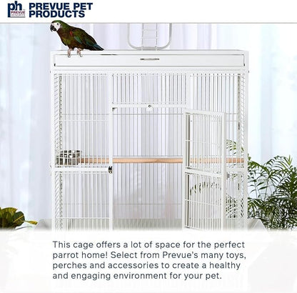 Prevue Pet Products Wrought Iron Select Bird Cage 3154C, Chalk White, 36-Inch - Image 8