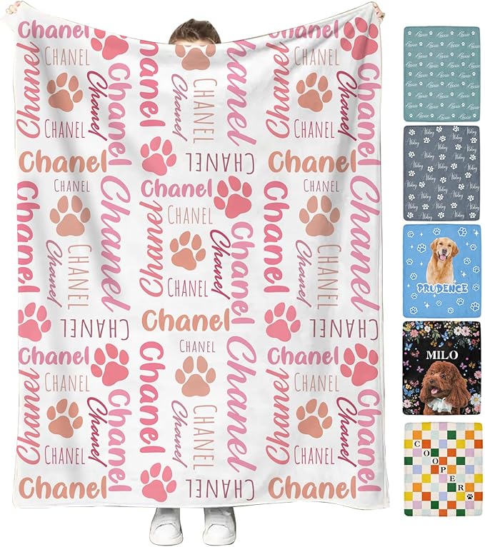 Personalized Cute Dog Blanket - Image 2