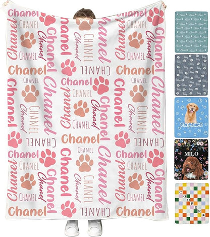 Personalized Cute Dog Blanket - Image 2