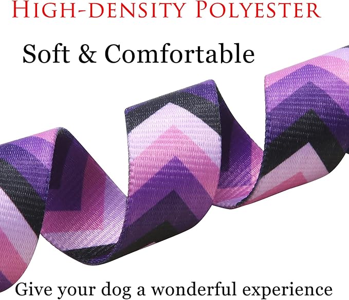 Mihqy Dog Collar with Bohemia Floral Tribal Geometric Patterns - Image 5