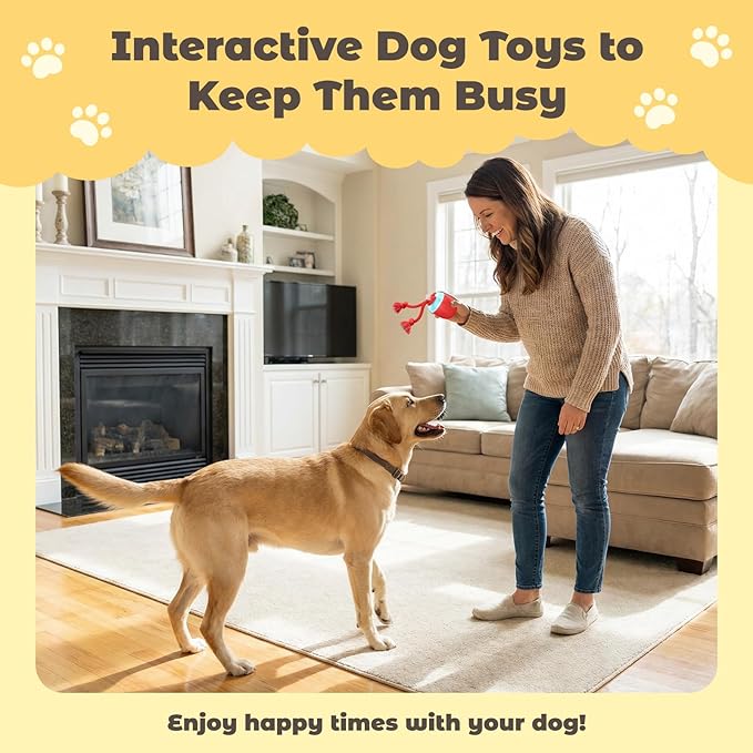 Interactive Dog Toys, Automatic Moving and Rolling Dogs Toy - Image 2