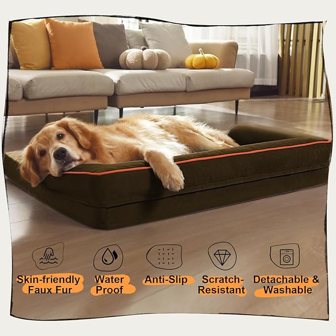 Dog Bed Medium Size Dog-Orthopedic Waterproof Bed - Image 6