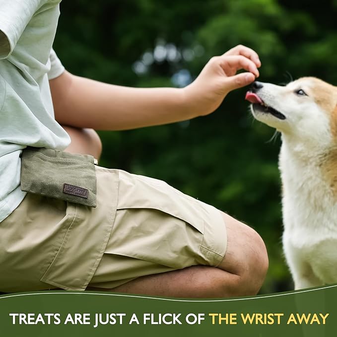 ETIAL Dog Treat Pouch, Portable Puppy Dog Training Treat Bag, Hand Free Dog - Image 4