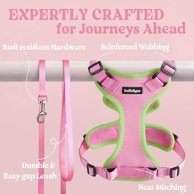 rabbitgoo Cat Harness and Leash Set, Escape Proof Kitten Harness - Image 7