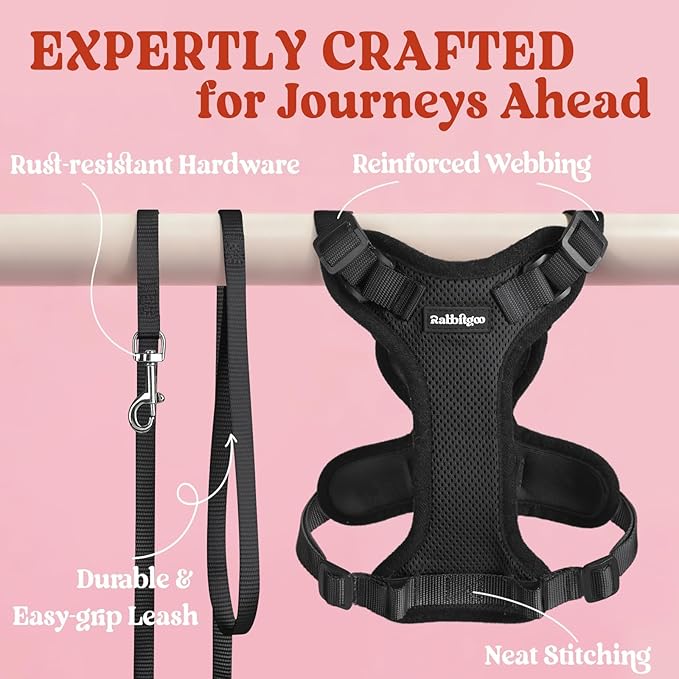 rabbitgoo Cat Harness and Leash Set, Escape Proof Vest Harness - Image 7