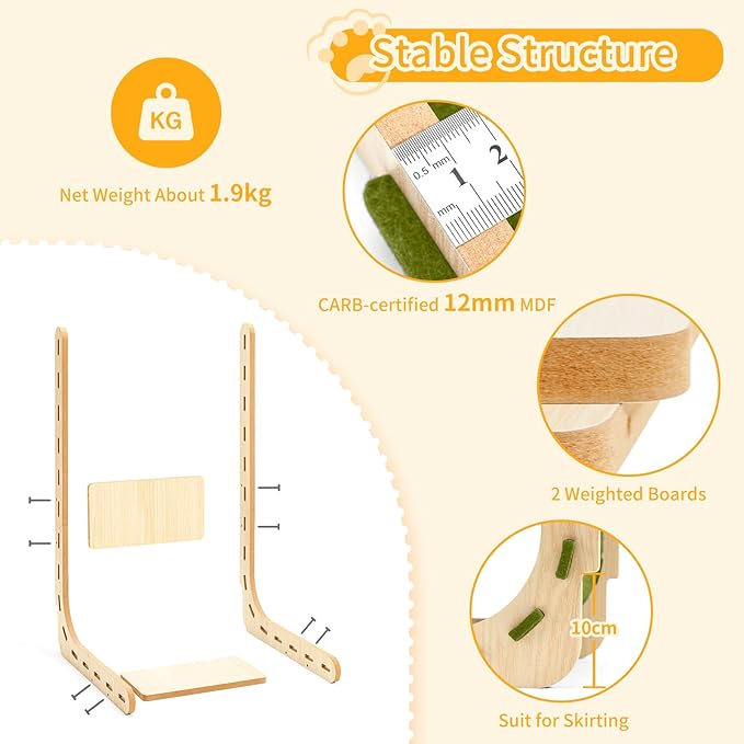 Cat Scratch Pad Felt Cat Scratcher - Image 4