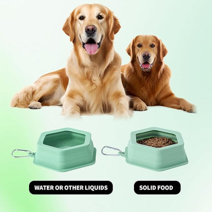No Splash Dog Travel Bowls for Cars, Spill Proof Collapsible Dogs Water and - Image 6
