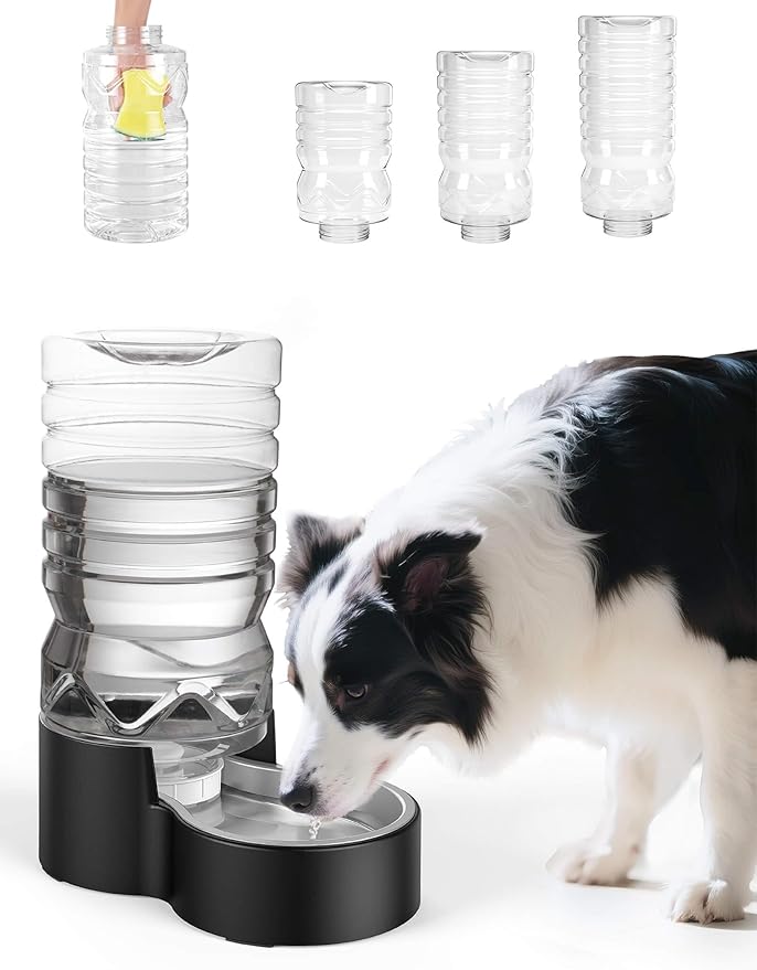 Heouvo 2.1 Gallon Automatic Dog Water Dispenser【Wide Mouth by Heouvo