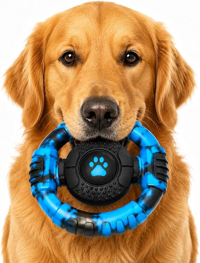 Pamlulu Tough Dog Toys for Aggressive Chewers, Indestructible Dog Toy for Large by Home