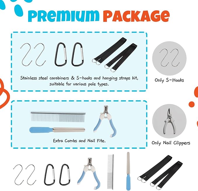 Dog Grooming Hammock Harness, Hanging Sling Restraint - Image 4