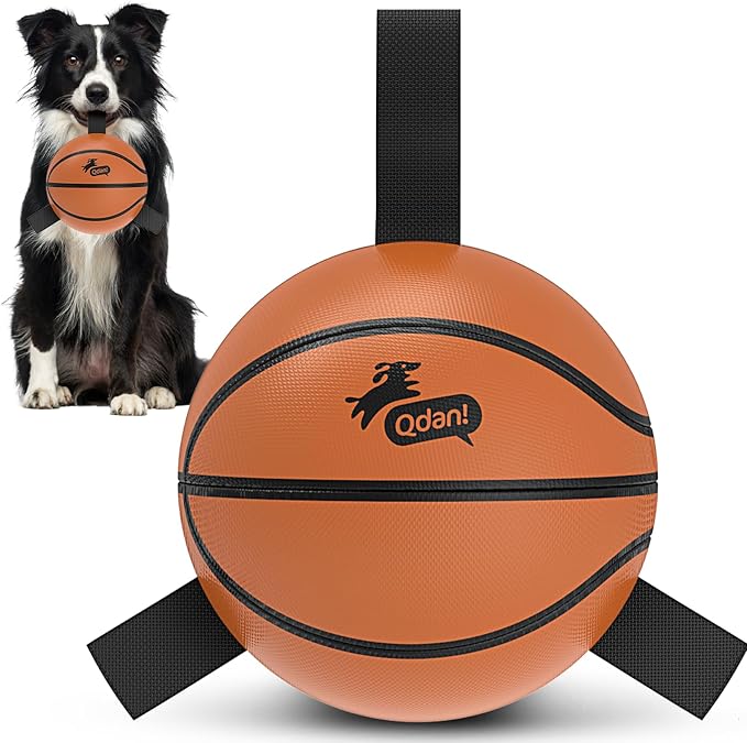 QDAN Dog Ball Basketball Toys, Balls by QDAN