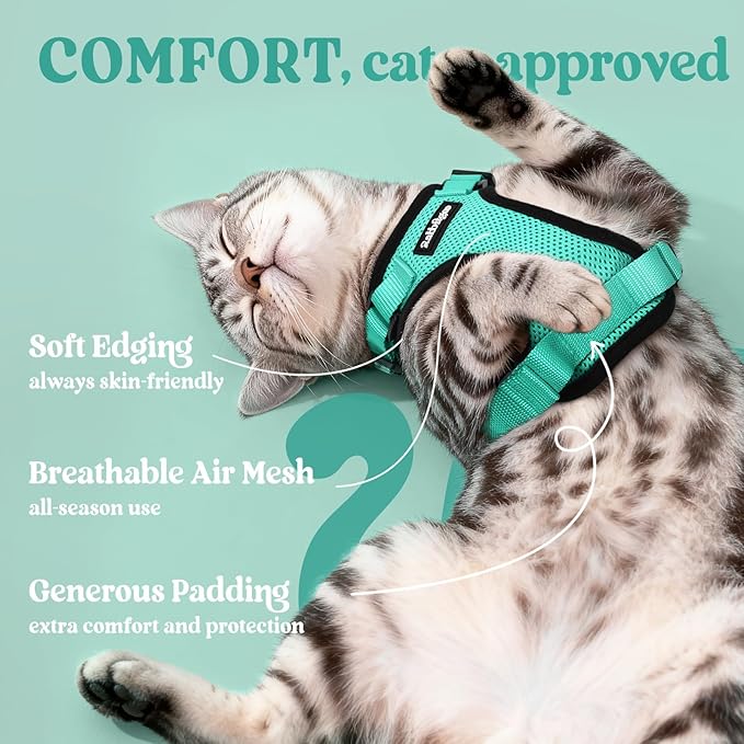 rabbitgoo Cat Harness and Leash Set, Escape Proof Vest Harness - Image 4