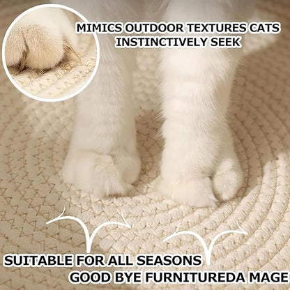 Instinct Basket, Stimuli Handwoven cat Basket Rope Cotton - Image 3