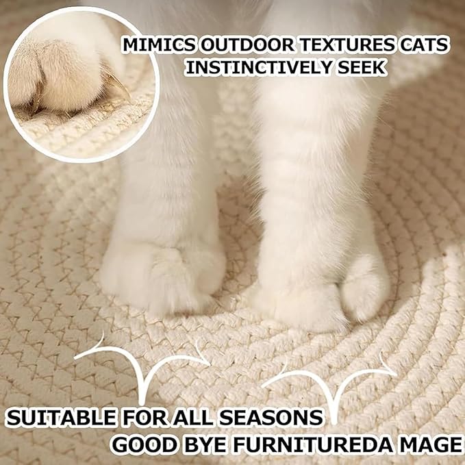 Instinct Basket, Stimuli Handwoven cat Basket Rope Cotton - Image 3