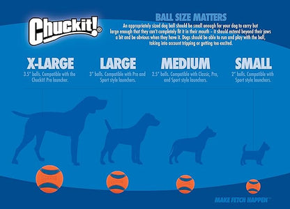 Chuckit! Ultra Squeaker Balls for Dogs, Floating Water Pet Toys, Durable Rubber - Image 9