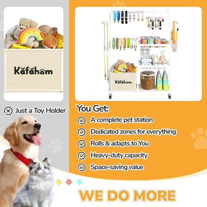 KAFAHOM Dog Toy Basket, Basket For Dog Toys Living Room, The Stuff For Dogs - Image 6
