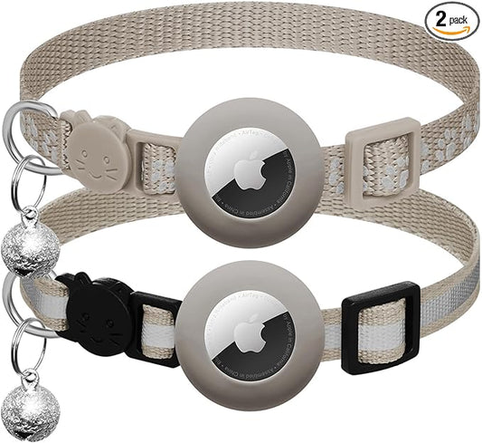 2 Pack Airtag Cat Collar Breakaway by LAFAYIspecializesinpetcollars
