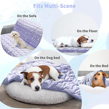 NWK Dog Cooling Blanket, Q-Max>0.345, Ice Silk Cool to Touch Material, - Image 6