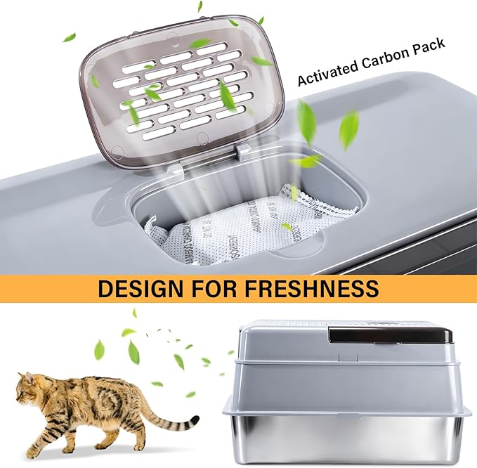 XXXL Stainless Steel Litter Box - Image 8