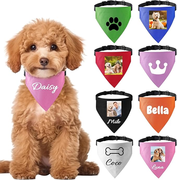 Custom Dog Bandana Personalized Bandanas by Unknown