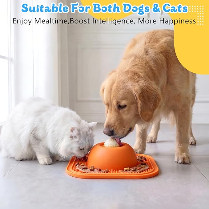 Slow Feeder Dog Bowls & Lick Mat - Image 4