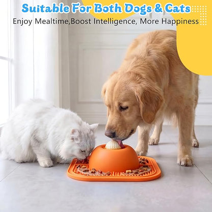 Slow Feeder Dog Bowls & Lick Mat - Image 4