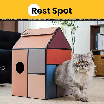 Conlun Cardboard Cat House - Image 4