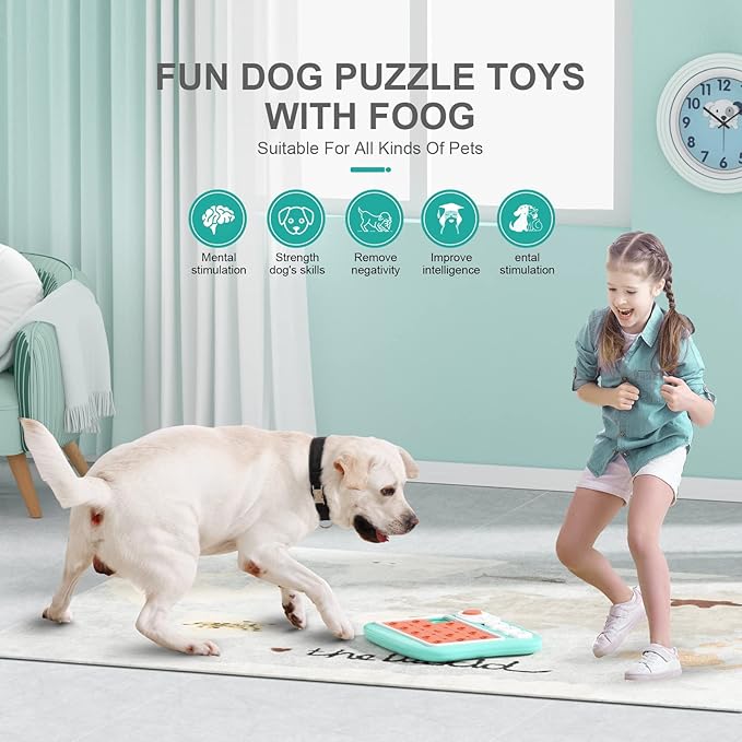 FOXMM Dog Puzzle Toys, Interactive Treat Puzzle Dog Toy - Image 7