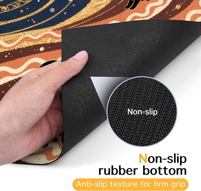 HOMETITUTE Cat Mat for Food Non-Slip Mat for Cat and Dog Food and Water Indoor - Image 7