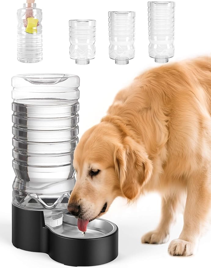 Heouvo 2.5 Gallon Automatic Dog Water Dispenser【Wide Mouth by Heouvo