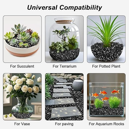 Pebbles for Indoor Plants, Virekm River Rocks, Decorative Ornamental Pebbles - Image 6