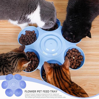 DOERDO Cat Feeding Bowl, Plastic Cat and Dog Food Bowl - Image 4