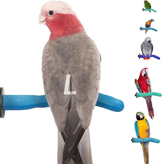 Sweet Feet & Beak Safety Pumice Bird Perch, Large 1-1/2" X 12", Lightweight by SweetFeetBeak