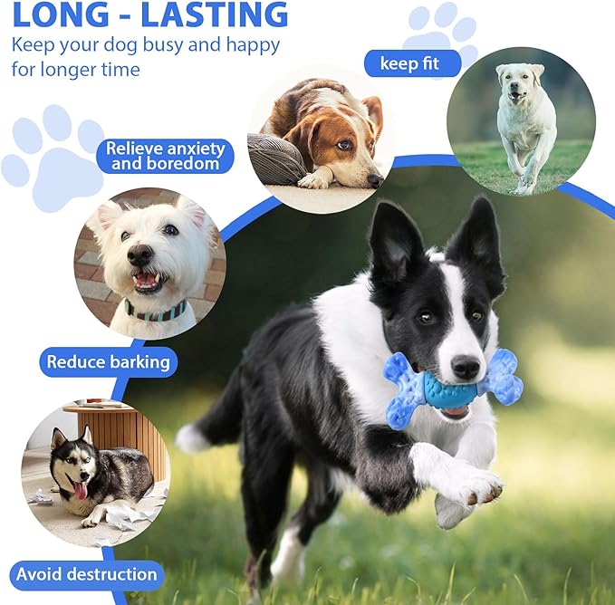 Rensh Tough Dog Chew Toys for Aggressive Chewers, Almost Indestructible Dog - Image 4