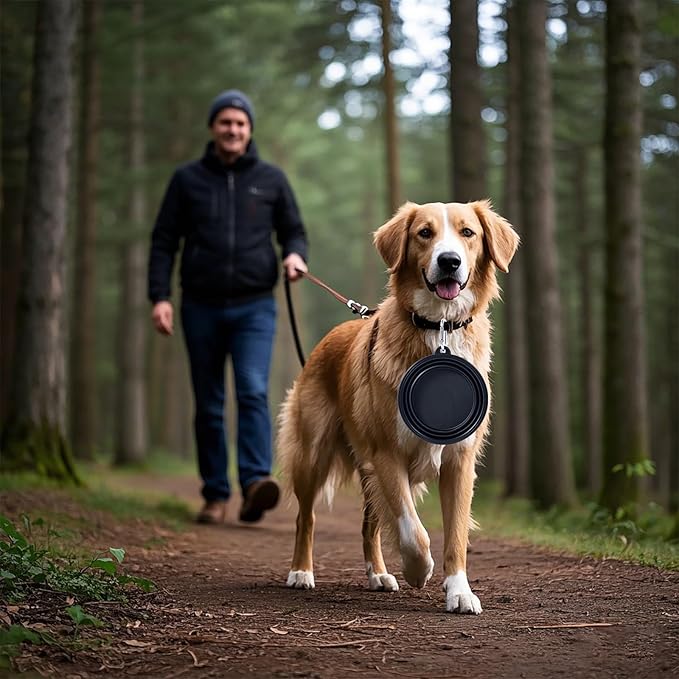 Dog Bowl Pet Collapsible Bowls, 2 Pack Collapsible Dog Water Bowls - Image 5