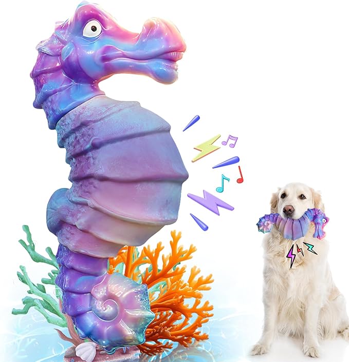 Jeefome Dog Chew Toys for Aggressive Chewers: Squeaky Dog Chew Toys for Large by Jeefome