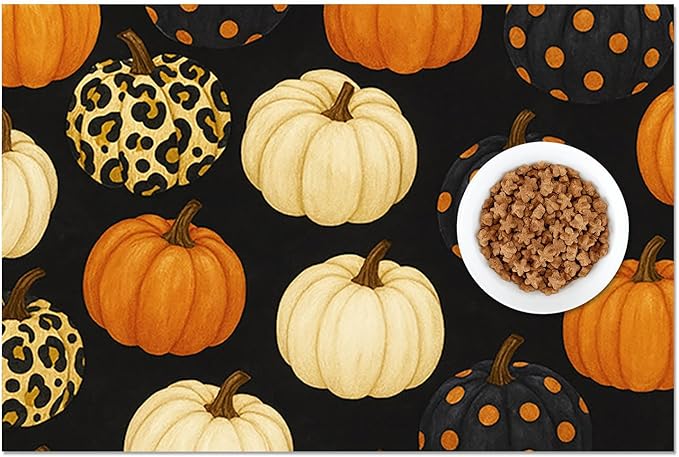 HOMETITUTE Fall Pumpkin Pet Feeding Mat Thankgiving Theme Dog and Cat Food Mat - Image 8