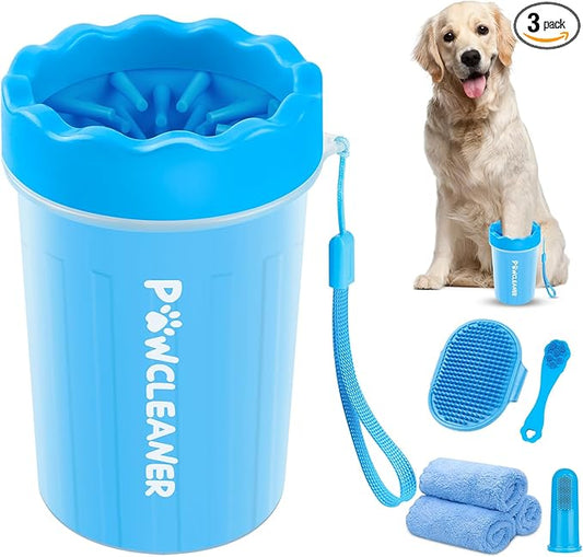 Professional 7 in 1 Dog Paw Cleaner by Comotech