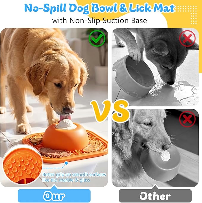 Slow Feeder Dog Bowls & Lick Mat - Image 5