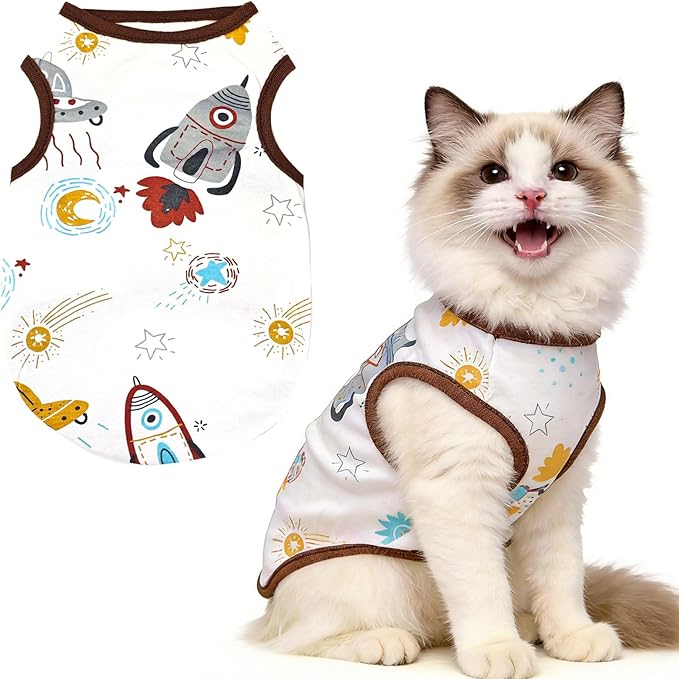 PETCARE Cute Cartoon Cat Shirts by PETCARE