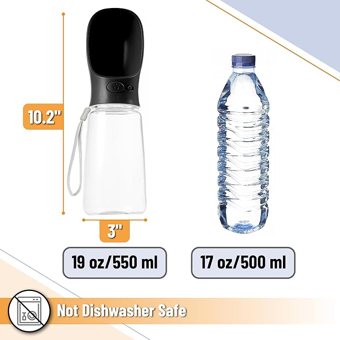 Mr. Pen- Portable Dog Water Bottle, 19 oz, Leak Proof Puppy Water Dispenser - Image 3