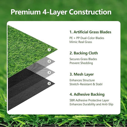 Artificial Grass Rug 4FT x 6FT – UV & Wear Resistant, Pet-Friendly Artificial - Image 2