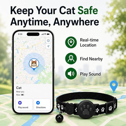 Pet Tracker, GPS Collar for Cats, Smart tag, Waterproof Compatible - Image 8
