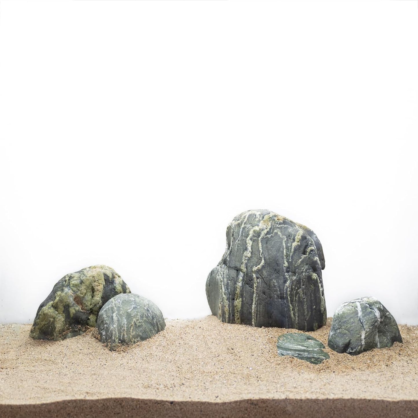 Aquarium Decor River Rock Decorative Stones Fish Tank Rocks Aquarium Landscapes 20LB Decoration Stone for Aquariums Aquascaping Terrariums,Paludariums,and Gardens（4-9inch / 4PCS）