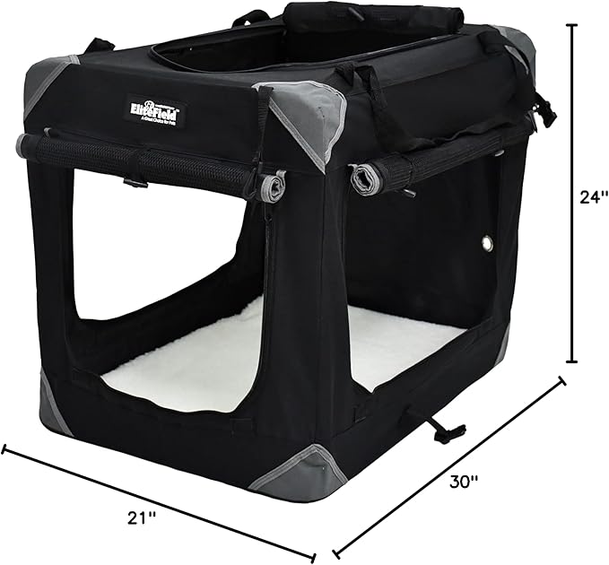 EliteField 4-Door Folding Soft Dog Crate - Image 9