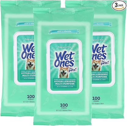 Wet Ones Multi Purpose Pets Wipes, Fragrance Free, Dog Wipes by WetOnes