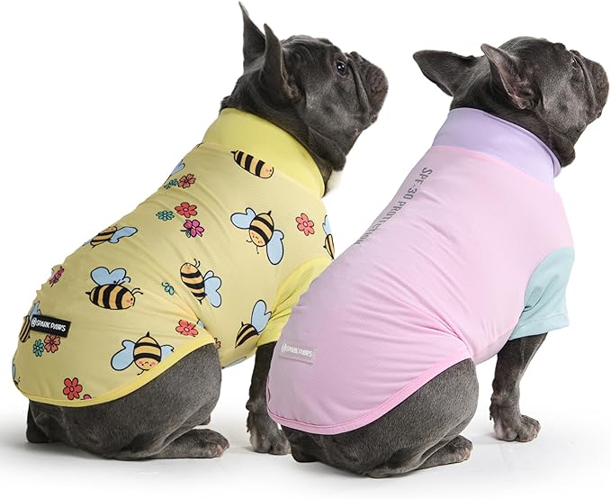 Spark Paws Sunblock Dog T-Shirt, SPF30 Protection, Lightweight Breathable Quick by SparkPaws