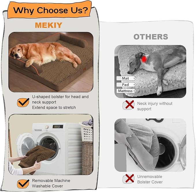 Extra Large Dog Bed-Orthopedic Waterproof XL Dog Bed - Image 4